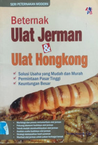 BETERNAK ULAT JERMAN dan ULAT HONGKONG