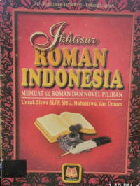 Image of IKHTISAR ROMAN INDONESIA