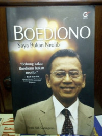 Boediono: saya bukan neolib