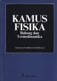 Kamus fisika (bahang dan termodinamika)