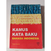 Kamus kata baku bahasa Indonesia