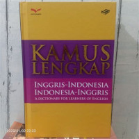 Kamus lengkap inggris-indonesia; indonesia-inggris