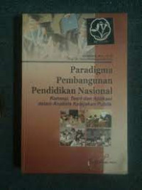 Paradigma pembangunan pendidikan nasional